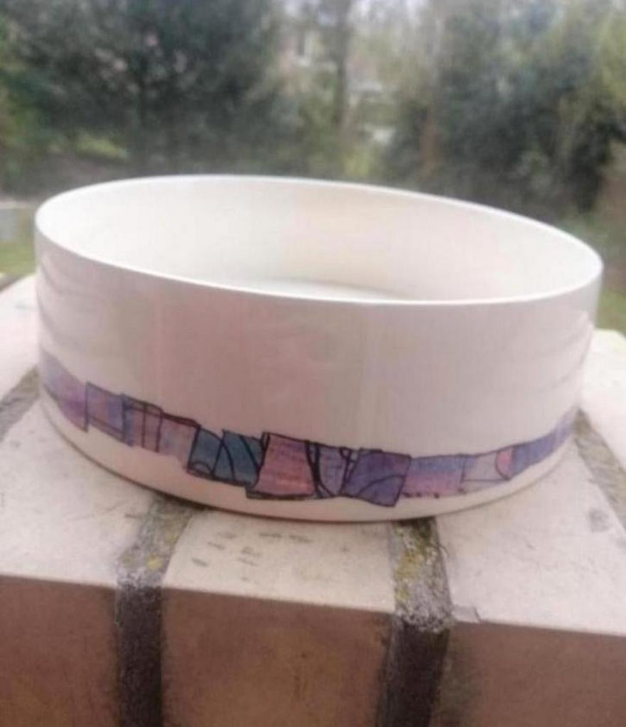 Schoonhoven Keramiek schaal Philadelphia van Hennie Vos, Porselein of Keramiek, Schaal, Rond, Ophalen of Verzenden