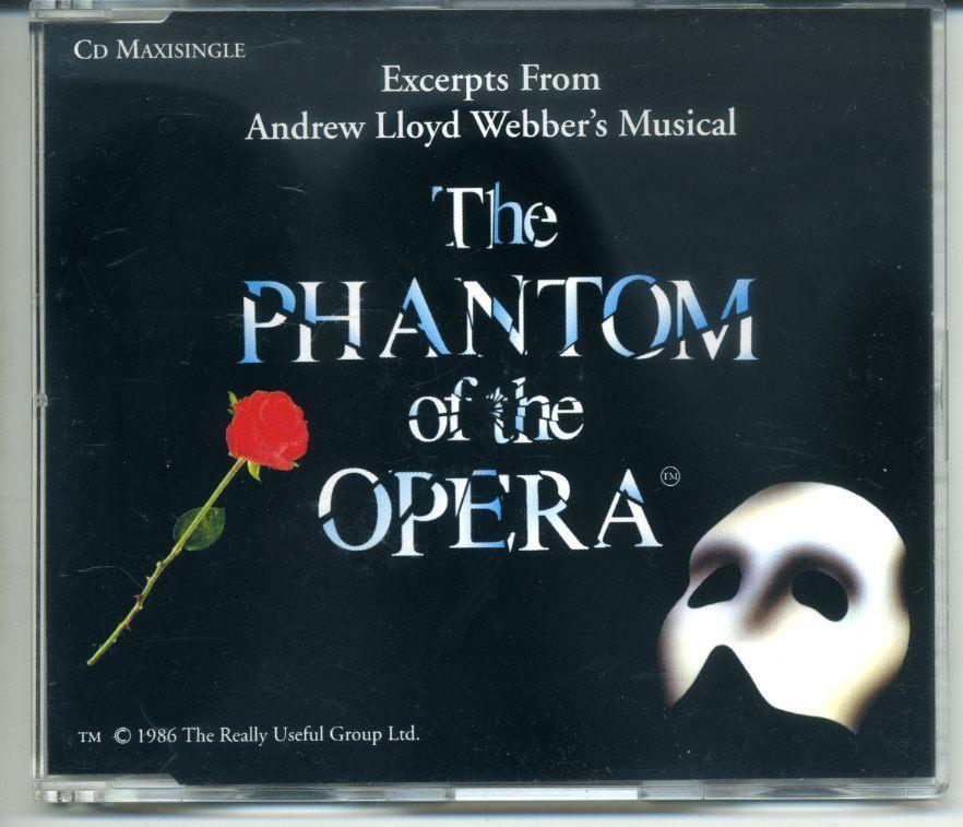 The Phantom of the Opera 3 nrs cd maxisingle 1986 ZGAN, Ophalen of Verzenden, Zo goed als nieuw