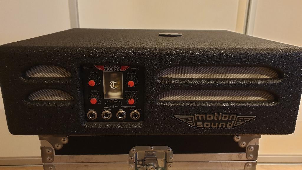 Motion Sound Pro 3T Leslie versterker zgan - incl flightcase, Ophalen, Zo goed als nieuw, Minder dan 500 watt, Overige typen