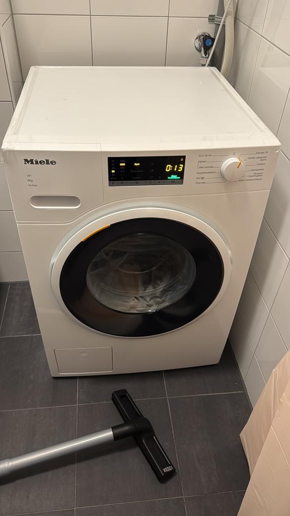 Miele wasmachine nieuw, Witgoed en Apparatuur, Ophalen, 1200 tot 1600 toeren, 8 tot 10 kg, Zo goed als nieuw