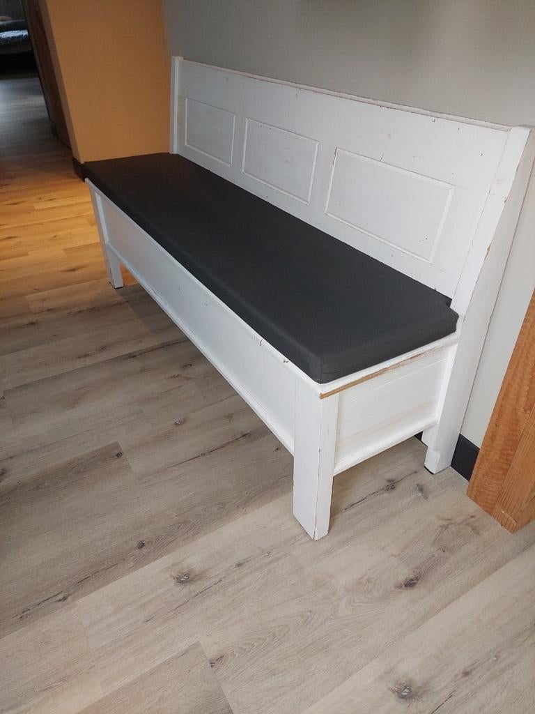 Klepbank/zithoek bank 170cm, Ophalen, Gebruikt, 75 tot 100 cm, 150 tot 200 cm