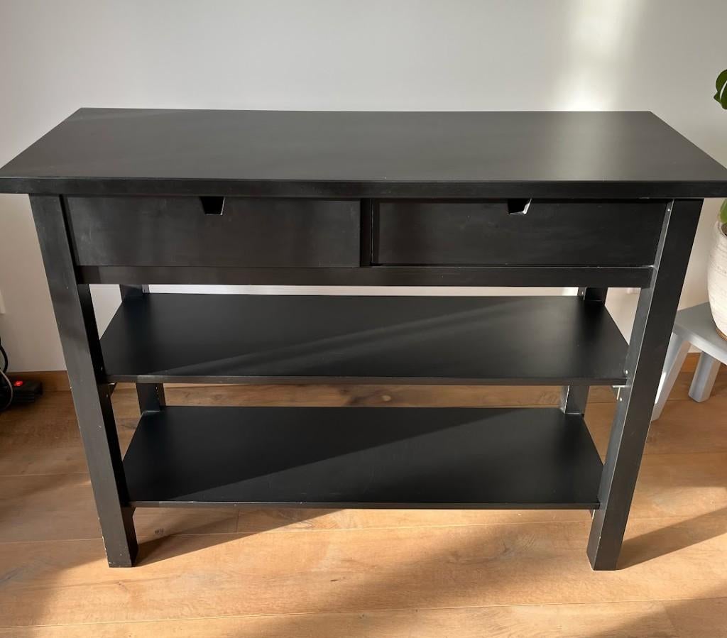 Sidetable, Ophalen, 100 tot 150 cm, Zo goed als nieuw, 25 tot 50 cm