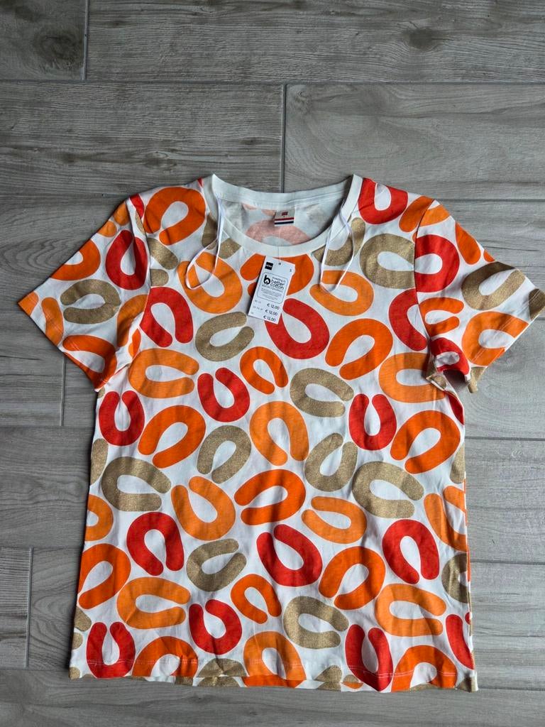 Hema Rookworst oranje T-shirt, nieuw, maat S, Nieuw, Oranje, Ophalen of Verzenden, Korte mouw