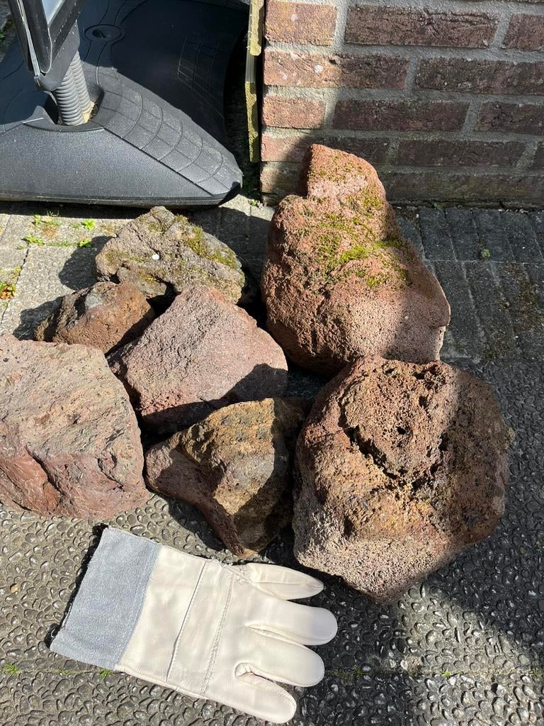 7 lavastenen, Tuin en Terras, Ophalen, Zo goed als nieuw