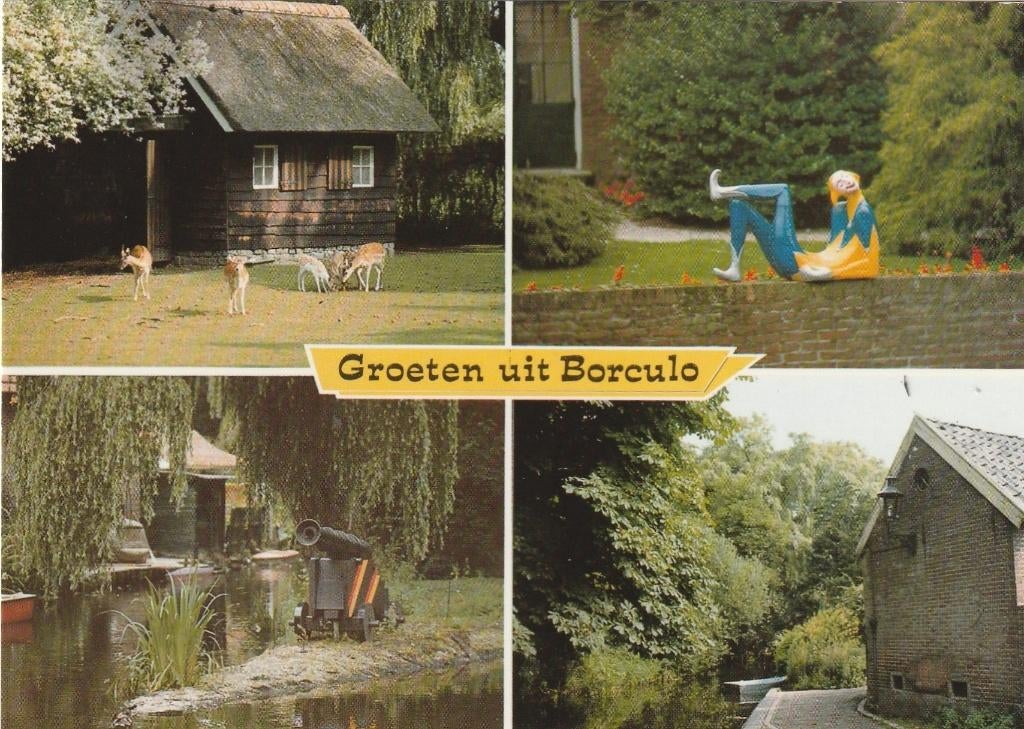 BORCULO Hertenkamp Kanon Clown Beek Groeten, Verzenden, 1980 tot heden, Ongelopen, Gelderland