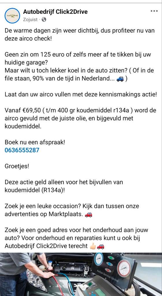 Airco vullen lente actie! Vanaf 69,50