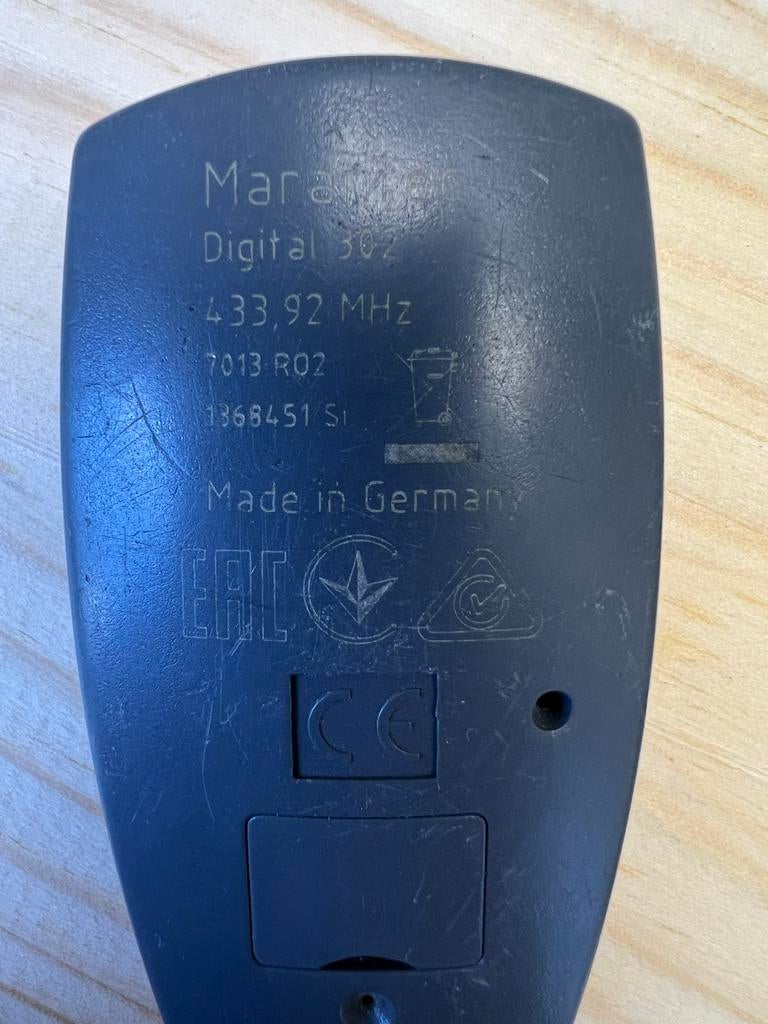 Marantec Digital 302 Garagedeur Afstandsbediening 4 stuks, Gebruikt, Overige typen, Ophalen of Verzenden, Overige soorten