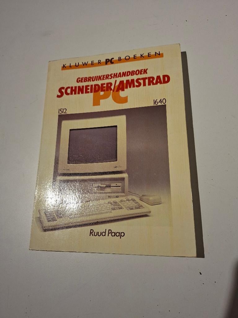 Schneider-Amstrad PC gebruikershandboek 1512-1640, Computers en Software, Vintage Computers, Verzenden, Schneider/Amstrad