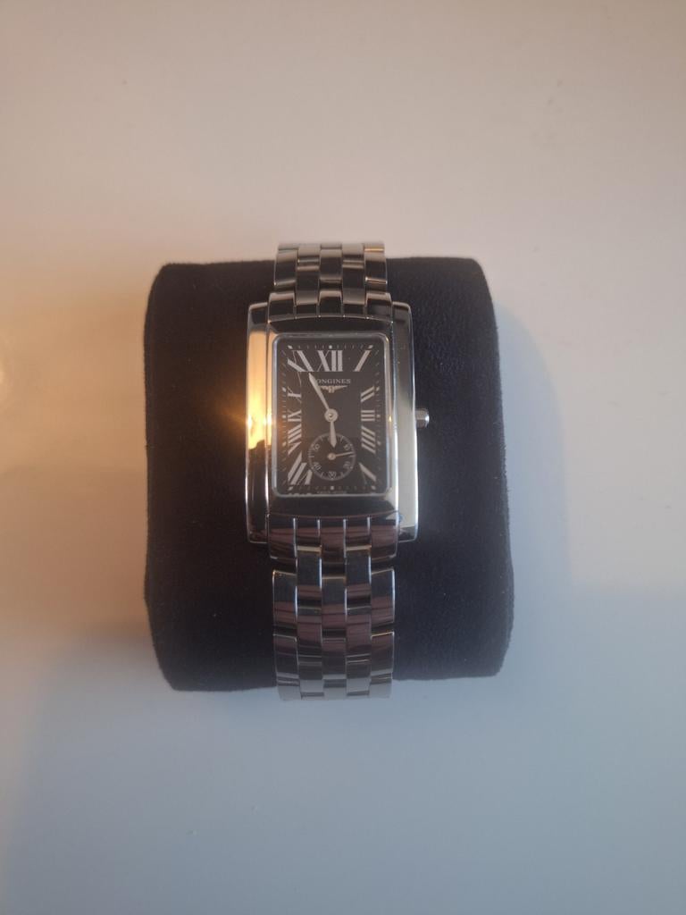 Longines Dolce Vita Tank horloge, Ophalen of Verzenden, Leer, Overige merken