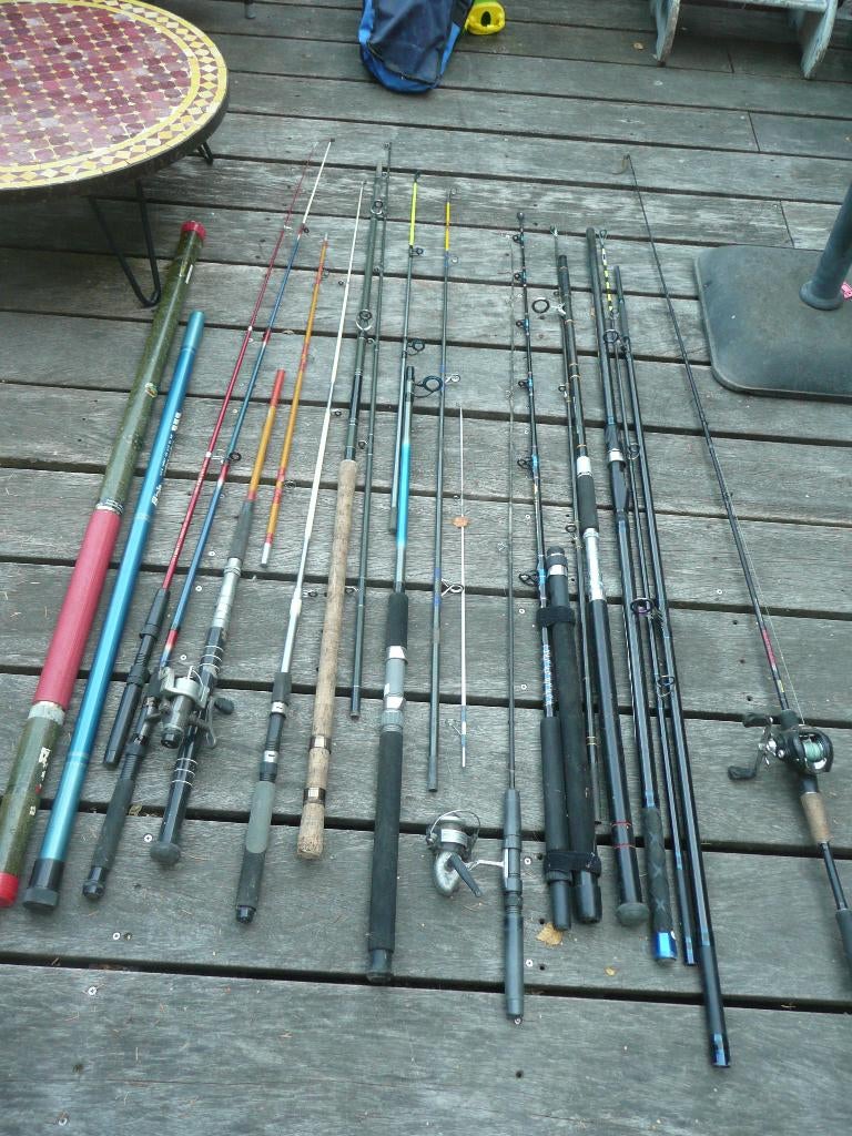 Diverse vishengels en attributen, Ophalen, Gebruikt, Overige typen