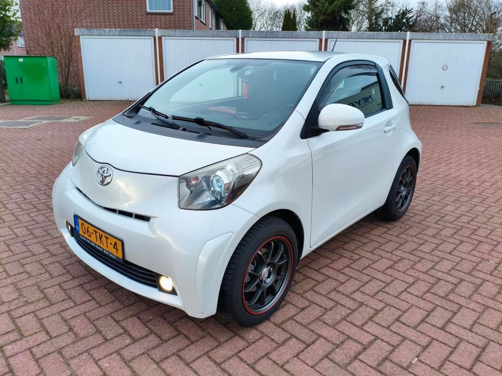 Toyota IQ 1.0 2012 Wit Aspiration uitvoering, Auto's, Euro 5, Stof, Zwart, Origineel Nederlands