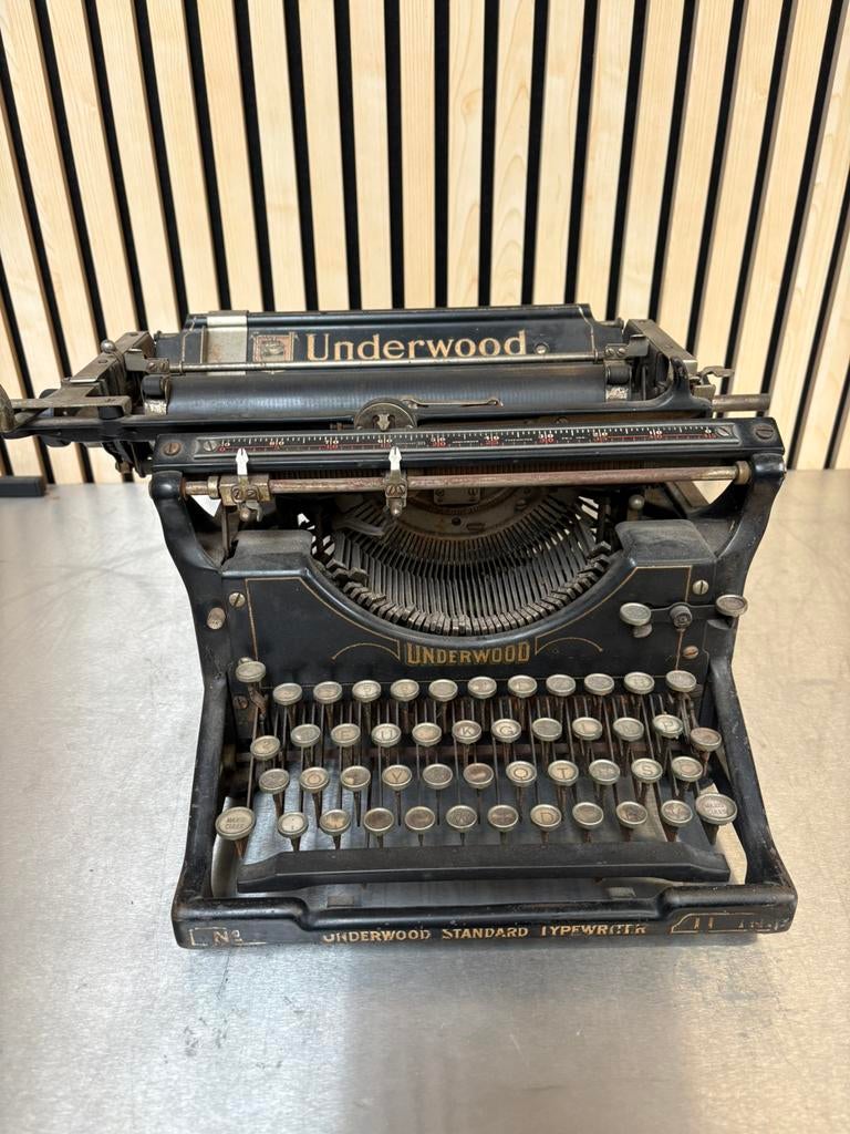 Vintage typmachine Underwood, Diversen, Typemachines, Ophalen, Gebruikt