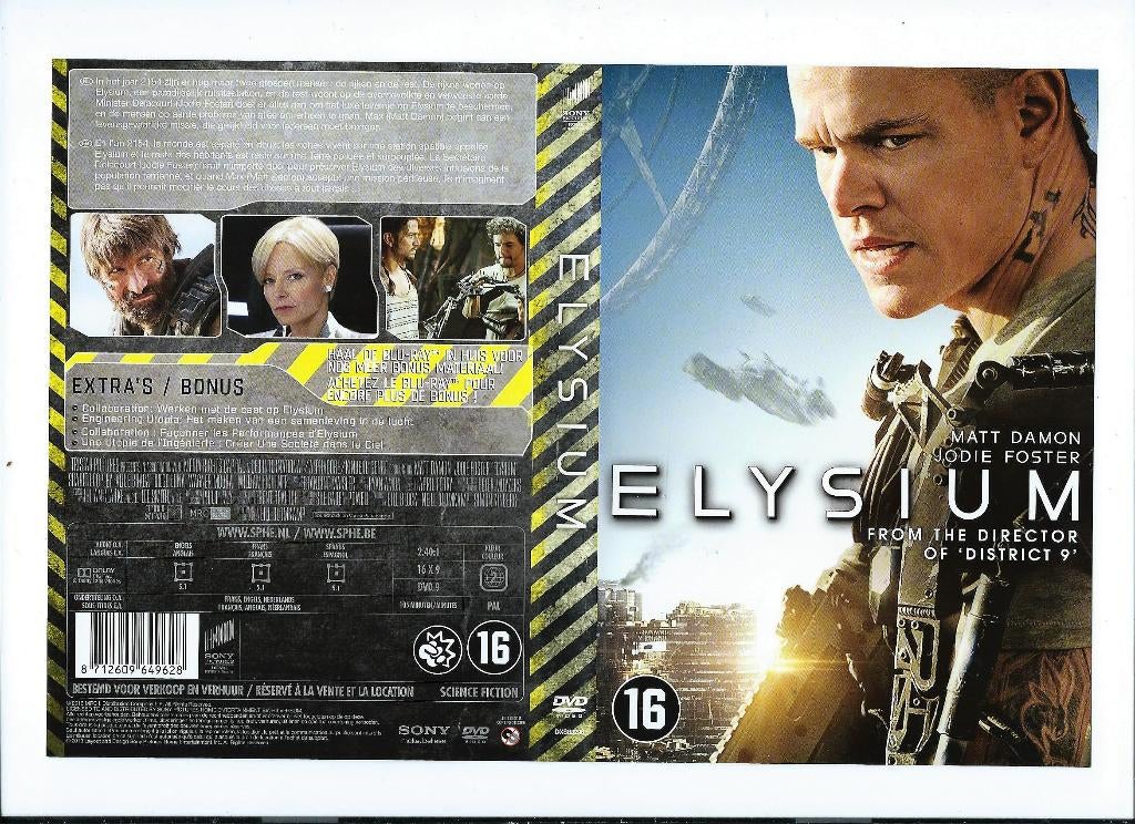 Elysium, Vanaf 16 jaar, Ophalen of Verzenden, Zo goed als nieuw