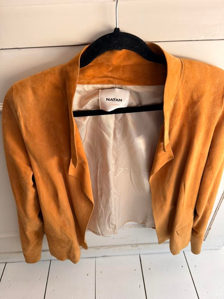 Natan suede vest, Bruin, Ophalen of Verzenden, Jasje, Maat 36 (S)