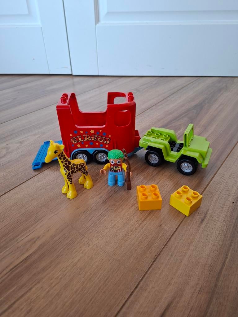 Lego Duplo 10550 Circustransport, Ophalen, Zo goed als nieuw, Complete set, Duplo
