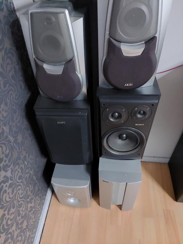 Speakers subwoofers, Gebruikt, Minder dan 60 watt, Front, Rear of Stereo speakers, Ophalen