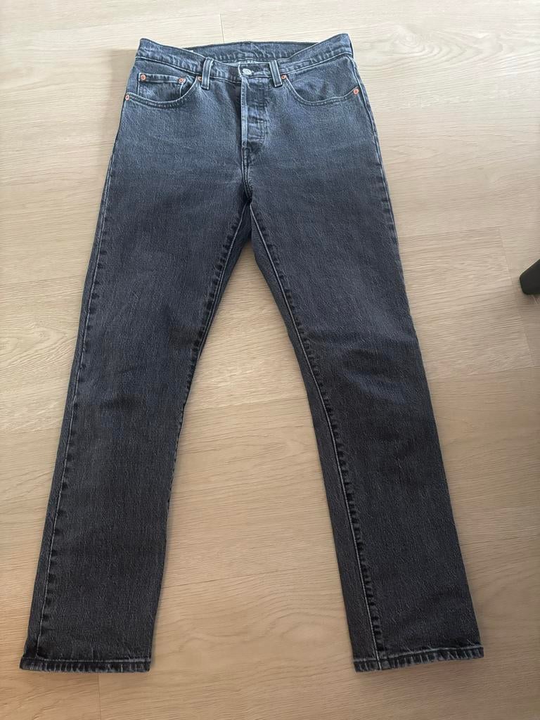 Levi's 501 jeans W27 L30, Verzenden, Zo goed als nieuw, Grijs, W27 (confectie 34) of kleiner