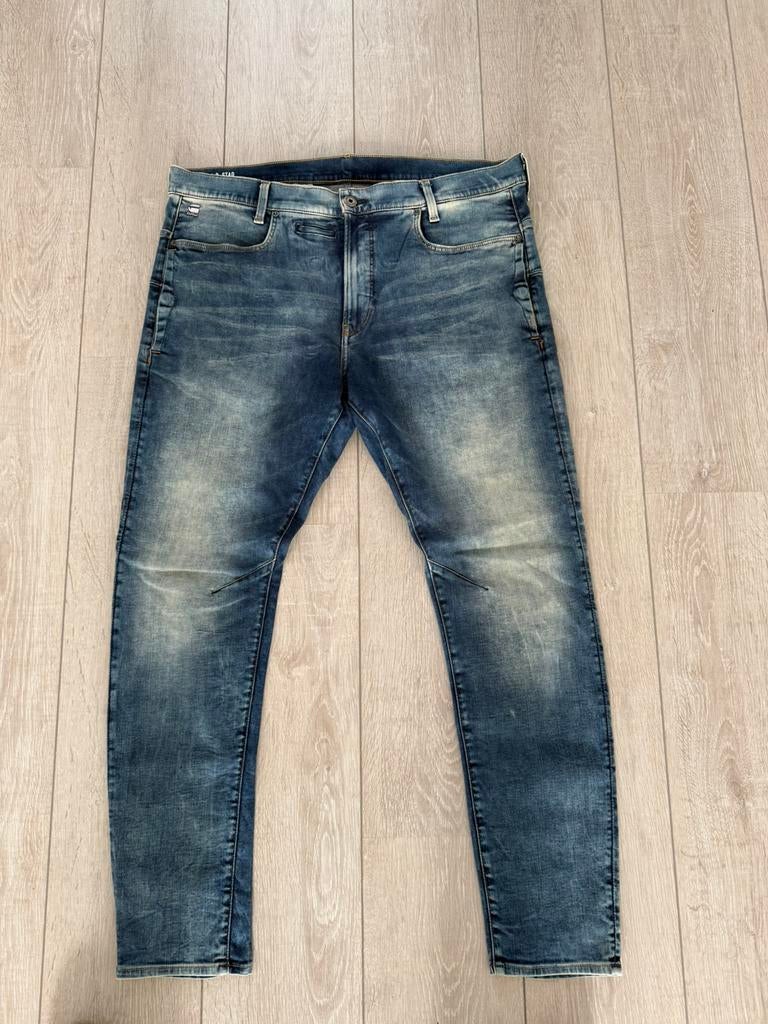 G-star raw jeans d-staq 3d slim maat 38-32, Ophalen of Verzenden, Zo goed als nieuw, Blauw, W36 - W38 (confectie 52/54)