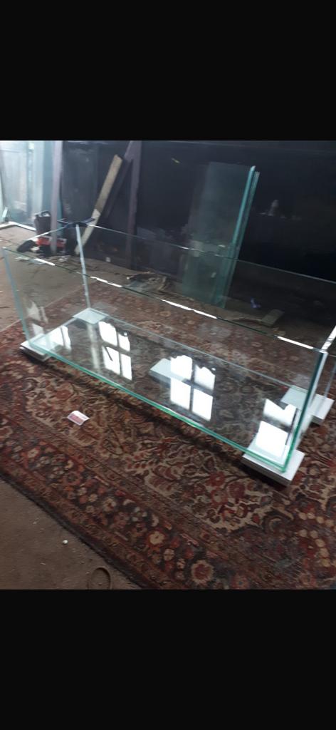 Volglas aquarium, Ophalen of Verzenden, Zo goed als nieuw, Leeg aquarium