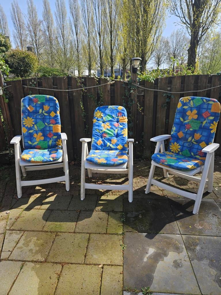 Tuinstoelen incl kussens, Tuin en Terras, Tuinstoelen, Ophalen