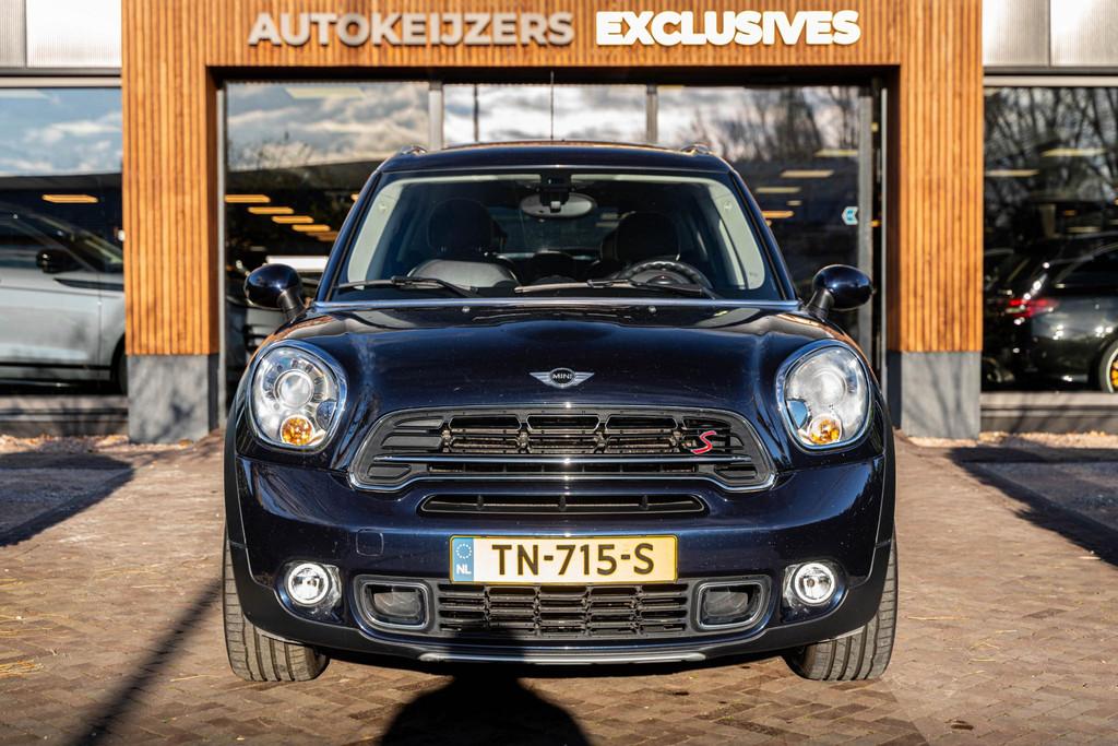 Mini Mini Countryman 1.6 Cooper S ALL4 Chili Panoramadak Lee, 15 km/l, Gebruikt, Blauw, Leder en Stof
