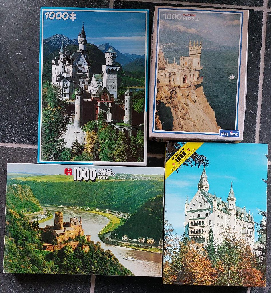 11 Puzzels, o.a. GistBrocades Delft, Ophalen of Verzenden, 500 t/m 1500 stukjes, Zo goed als nieuw, Legpuzzel