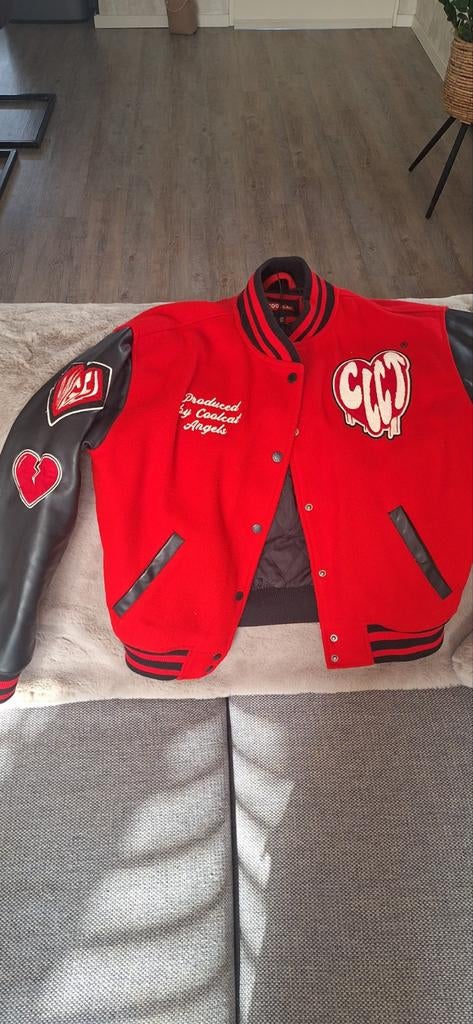 Bomberjas, meisjes. Rood,zwart,maat 158/164,Coolcat, Gebruikt, Meisje, Coolcat, Ophalen of Verzenden