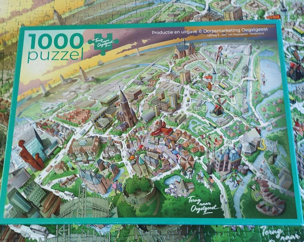 Puzzel Terug naar Oegstgeest, Ophalen of Verzenden, 500 t/m 1500 stukjes, Zo goed als nieuw