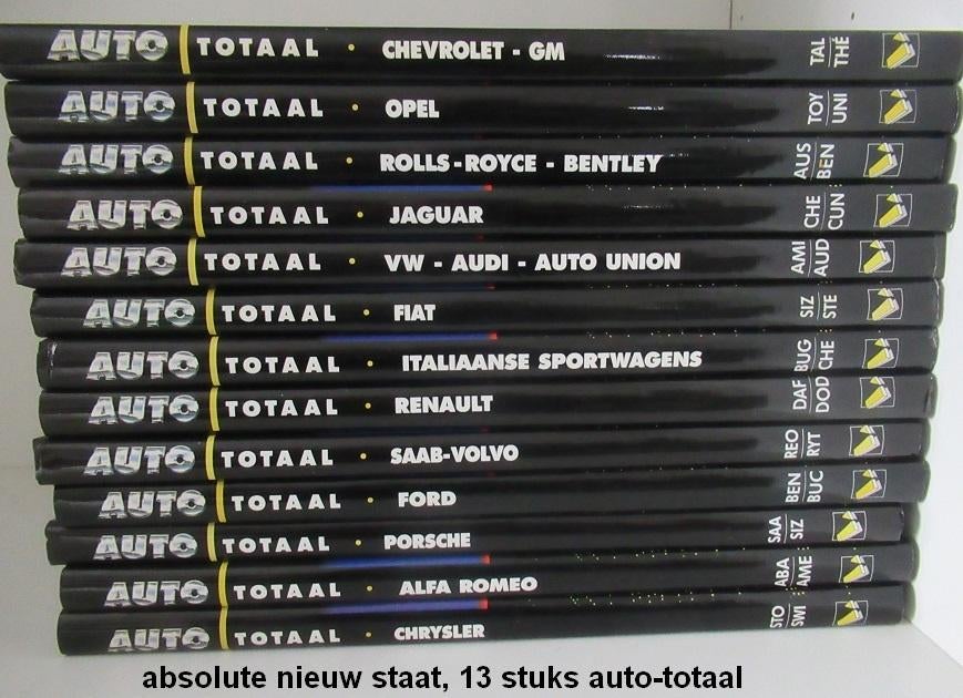absolute nieuw staat, 13 autoboeken AUTO-TOTAAL, Ophalen of Verzenden, Zo goed als nieuw