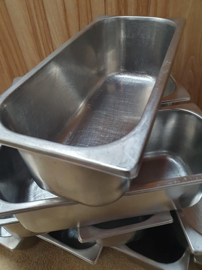 IJsbakken 5 liter RVS, Ophalen, Gebruikt