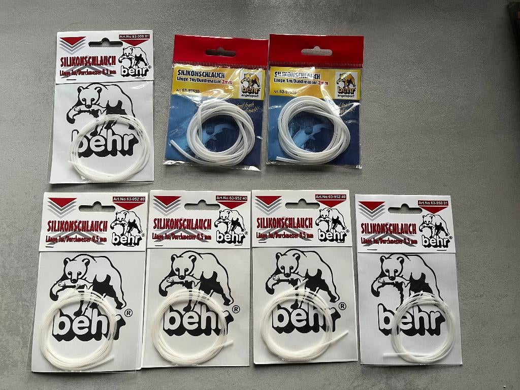 adv 209 / NIEUW mixset 7 pakjes silicone tule, Ophalen of Verzenden, Nieuw, Overige typen