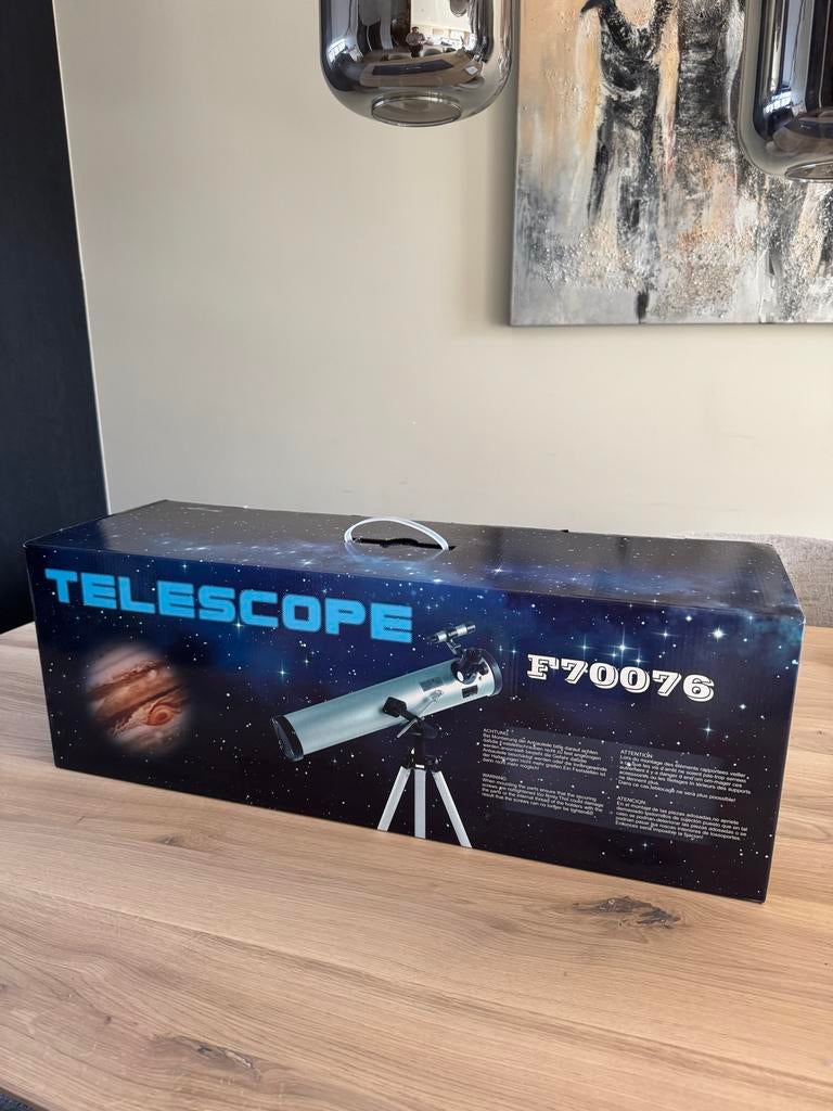 Astronomische telescoop F70076, Ophalen, Lenzentelescoop (refractor), Minder dan 80 mm, Nieuw
