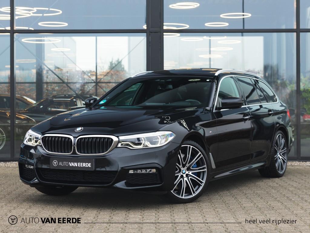Bmw 5-SERIE 540i Touring M-sport Sportautomaat, Gebruikt, Euro 6, Zwart, Leder