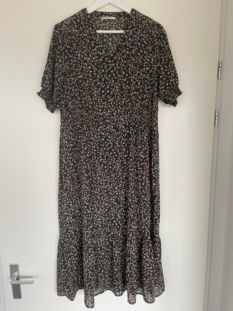 Lange jurk + onderjurk van MSCH Copenhagen, Kleding | Dames, Maat 38/40 (M), Bruin, Nieuw, Ophalen of Verzenden