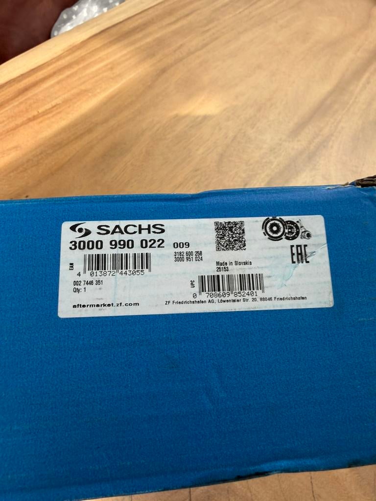 Sachs koppelingsset 3000990022 ford focus nieuwe, Auto-onderdelen, Ophalen of Verzenden, Nieuw, Ford