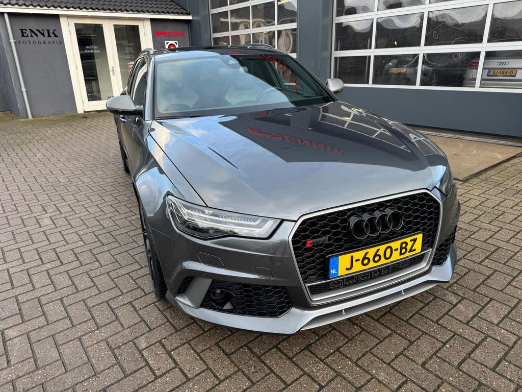 Audi RS6 Avant 4.0 TFSI RS 6 quattro performance Pro Line Pl, Auto's, Gebruikt, 3993 cc, Leder en Alcantara, 5 stoelen