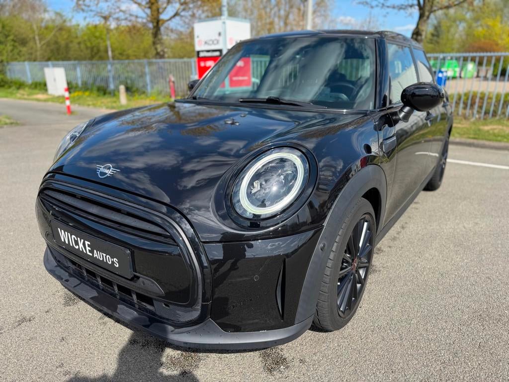Mini Mini 1.5 One John Cooper Works AUT Led HUD Leder 5 deur, Auto's, Mini, Gebruikt, 1210 kg, Zwart, 102 pk