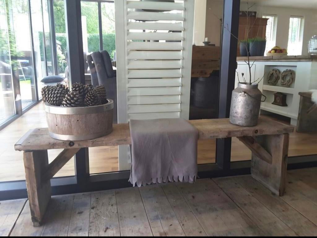 Brocant bankje, Ophalen