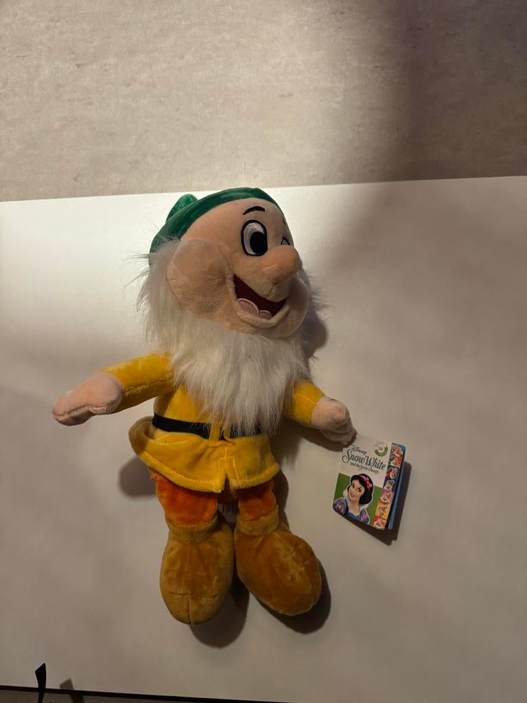 Dommel knuffel Sneeuwwitje en de Zeven Dwergen Disney, Disney, Overige typen, Ophalen of Verzenden, Middelgroot (20 tot 80 cm)