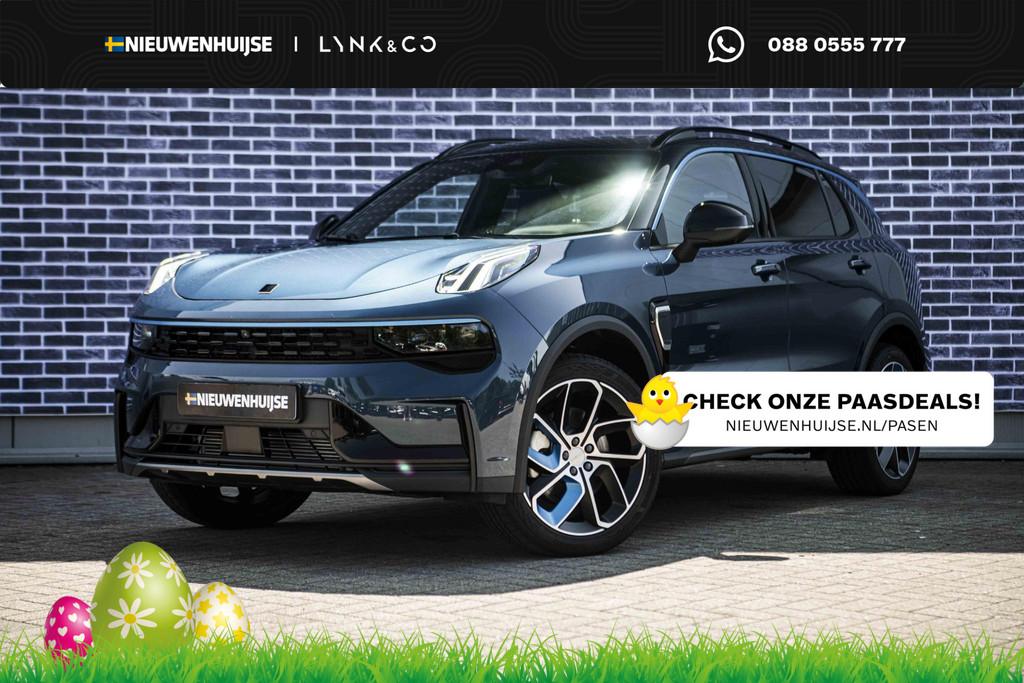 Lynk & Co 01 1.5 | PHEV | TREKHAAK | Apple Carplay/Android A, Stof, Blauw, Plug-in hybride, Bedrijf