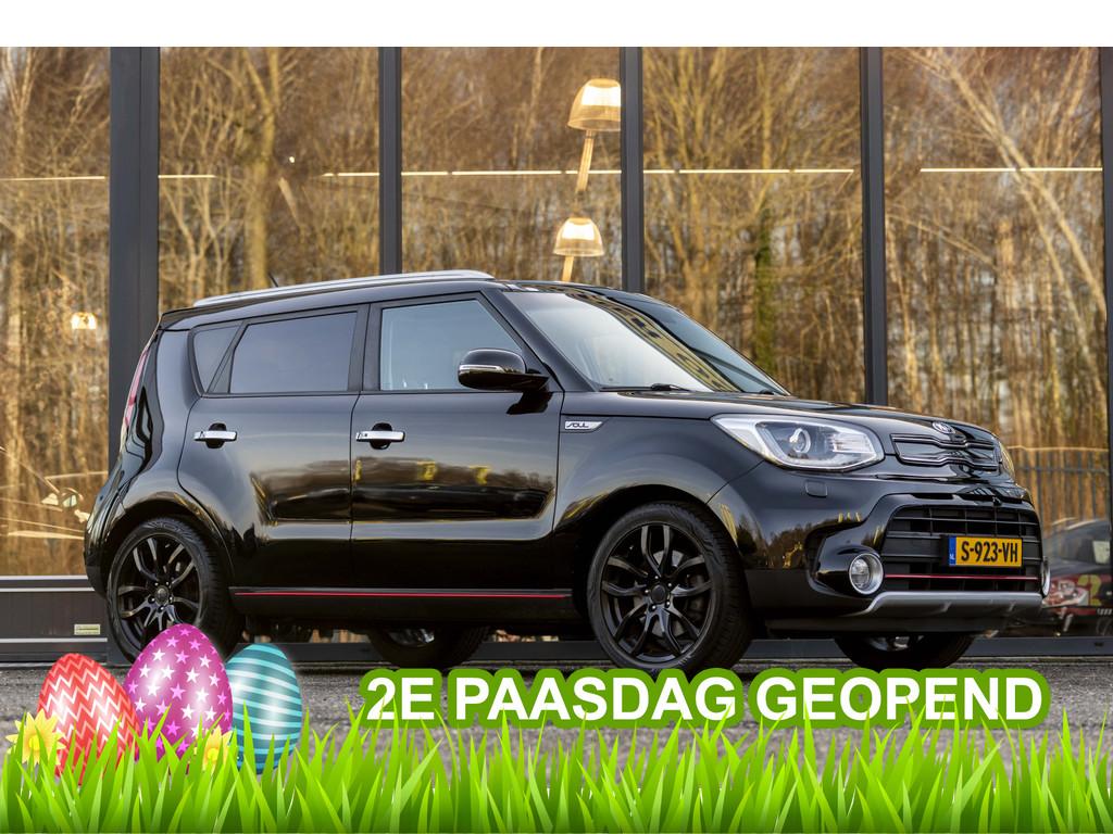 Kia Soul II 1.6 turbo Final Edition 204 pk (bj 2017), Automaat, Gebruikt, 1264 kg, Zwart