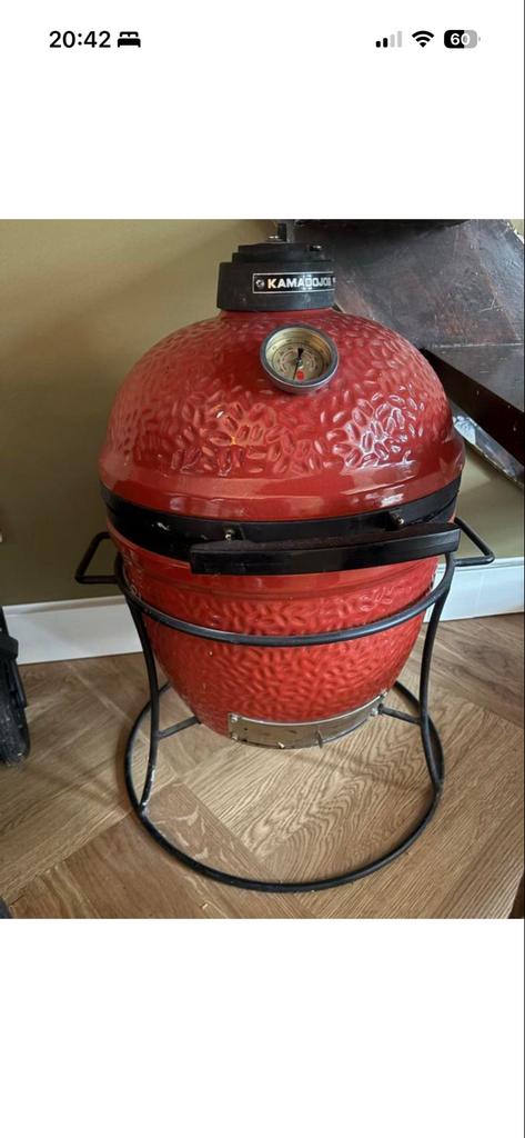 Kamado Joe met accessoires, Ophalen, Gebruikt