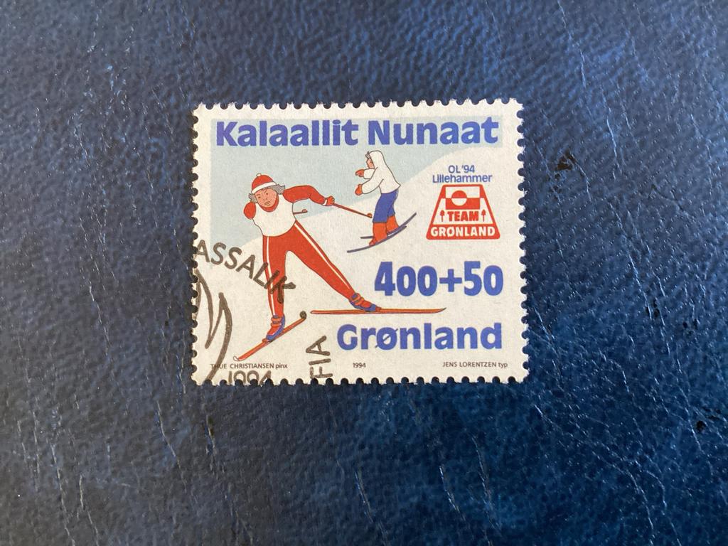 Postzegel - OL '94 Lillehammer 400+50 -Mi.243, Ophalen of Verzenden, Gestempeld