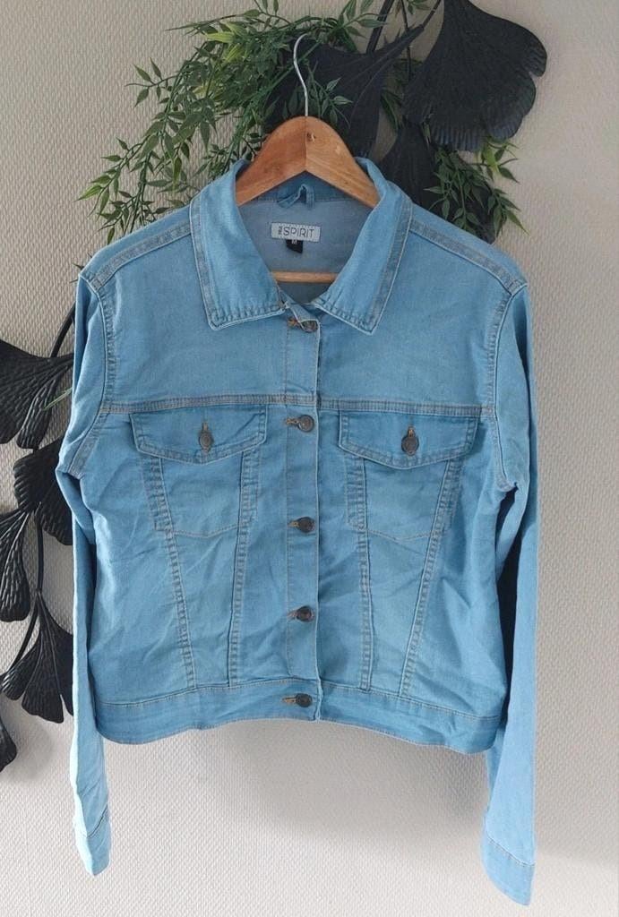 SPIJKERJACK lichtblauw M🙂, Maat 38/40 (M), Blauw, Nieuw, Ophalen of Verzenden