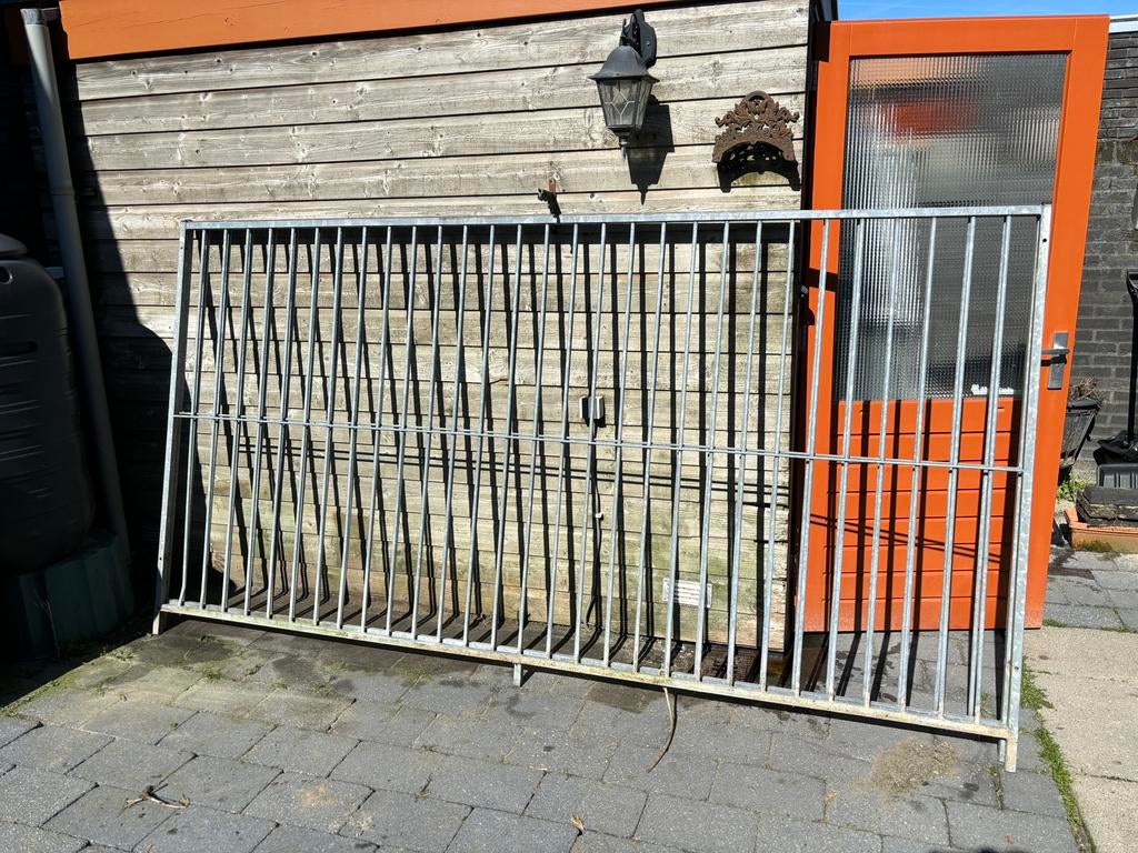 Hekwerk Ren Hondenkooi, Ophalen, Zo goed als nieuw, IJzer, Met poort