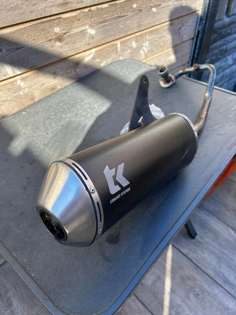 Turbokit uitlaat G-Max zwart Yamaha Aerox, Neo’s 50cc 4 takt, Ophalen, Gebruikt, Uitlaat, Yamaha