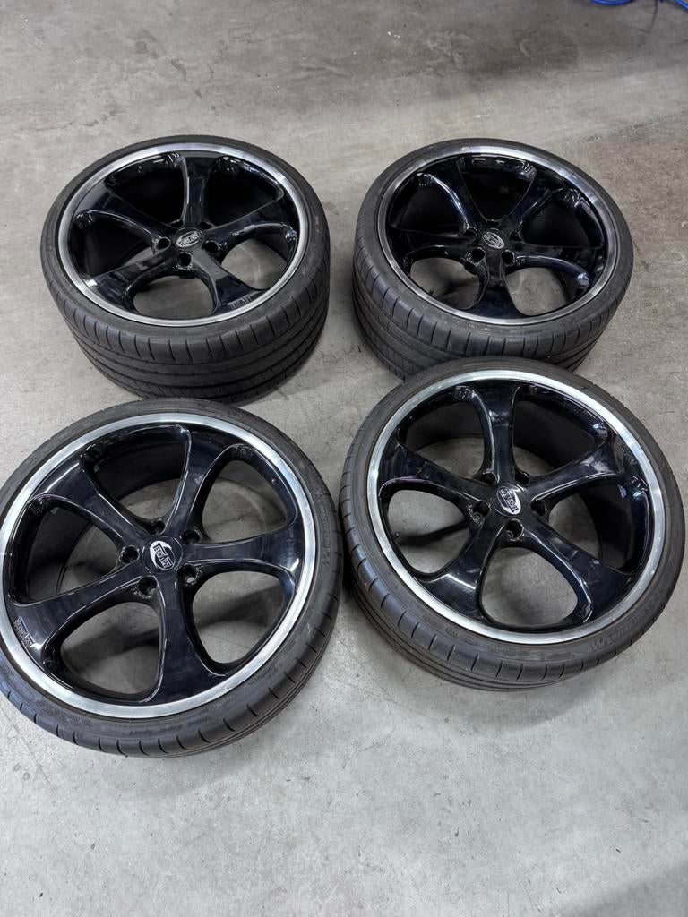 Originele Techart 23 inch Porsche Cayenne, Gebruikt, Banden en Velgen, Overige maten, Ophalen of Verzenden