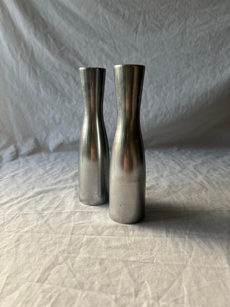 IKEA GOTA Erika Pekkari design kandelaars jaren 90, Huis en Inrichting, Woonaccessoires | Kandelaars en Kaarsen, Ophalen, Metaal