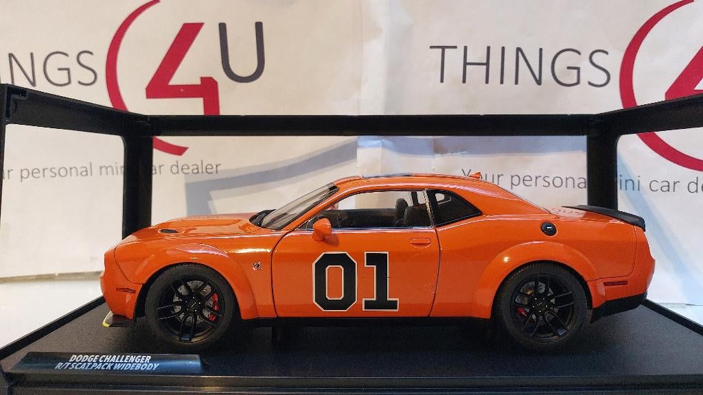 Solido 1:18 Dodge Challenger RT Tribute Dukes of Hazzard, Hobby en Vrije tijd, Modelauto's | 1:18, Ophalen of Verzenden, Nieuw