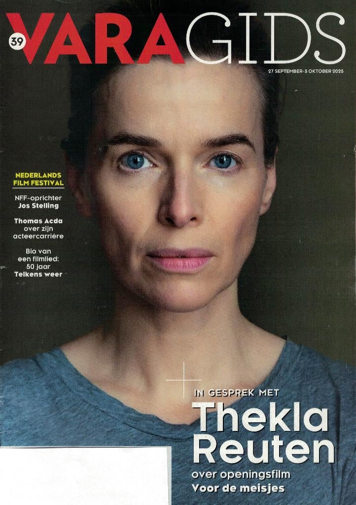 Thomas Acda in VARA Gids - 27/9 t/m 3 oktober 2025., Boeken, Tijdschriften en Kranten, Ophalen of Verzenden, Zo goed als nieuw